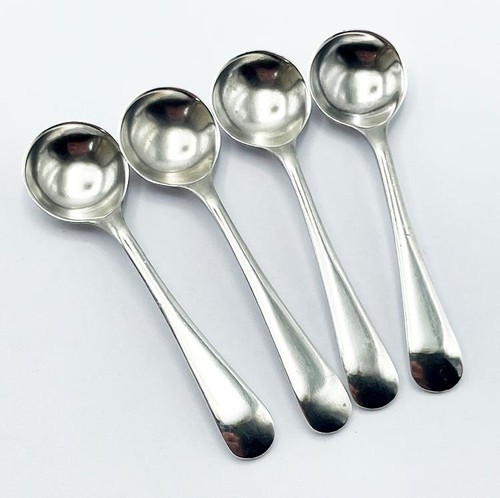 Silver salt spoons - x,