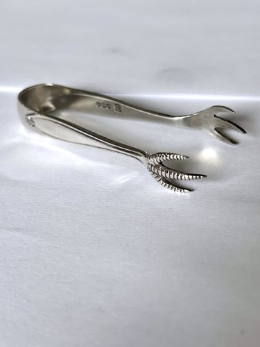 Antique silver claw sugar nips - antique,