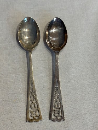 Pair silver tea coffee - tea,