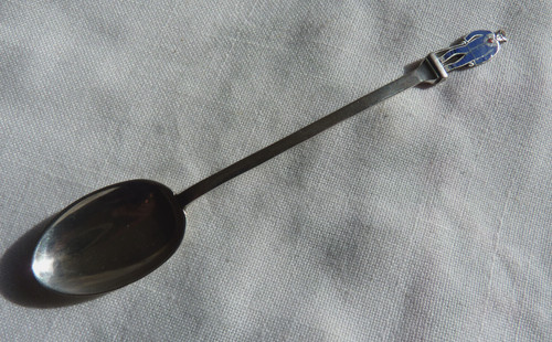Antique silver spoon - antique,