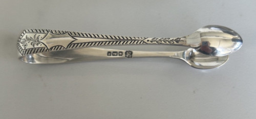 Edwardian sugar tongs