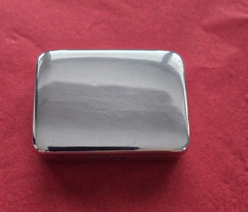 Rare solid silver vesta - a,