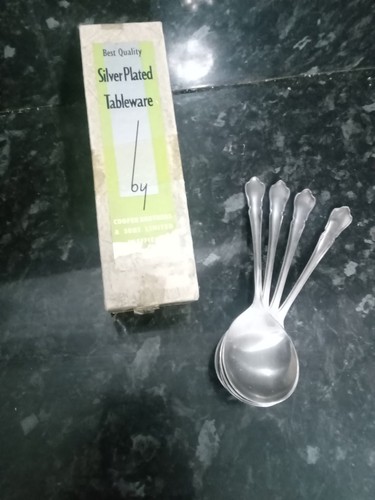 Vintage silver plated spoons - silver-plated,